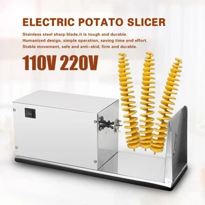Commercial Potato Slicer Electric Spiral Potato Cutter Potato Twister Machine - Picture 1 of 20