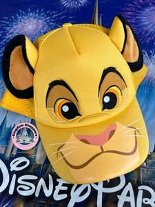 2025 Disney Parks Simba Lion King Adult Mesh Hat Baseball Cap Adjustable Mesh - Picture 1 of 2