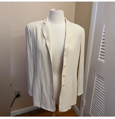 Женский костюм/куртка Ann Taylor.  Размер 14. Бледно-желтый - Изображение 1 из 4