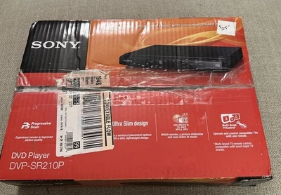 New Sony  DVP-SR210P Progressive Scan CD  DVD Player Open Box - Image 1 of 4