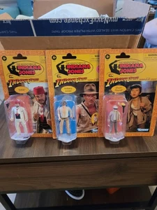 3 NEUE Indiana Jones Actionfiguren Sallah, Short Round Kenner Hasbro - Bild 1 von 7