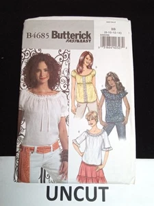 Suéter BOHO BOHO BUTTERICK SIN CORTAR Muy Fácil Patrón B4685 Misses Talla 8-14 Campesino - Imagen 1 de 8