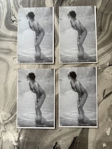 4 ANTIKE POSTKARTEN SEPTEMBERMORGEN VON PAUL CHABAS ANFANG 1900er - Bild 1 von 3
