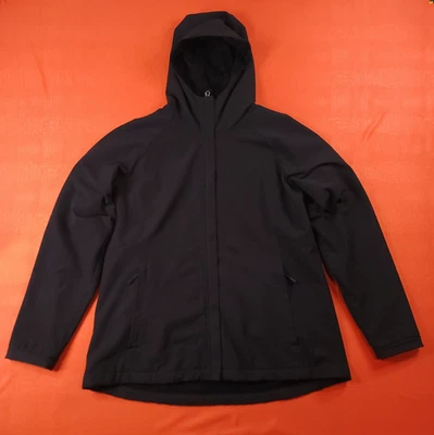 Jaqueta Kirkland Feminina XL Lã Forrada Macia Zíper Completo com Capuz Preta - Imagem 1 de 4