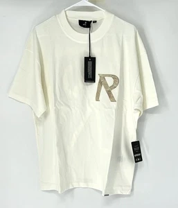 Represent NWT masking tape initial T-Shirt for Men’s large Short Sleeve Cream - Picture 1 of 11