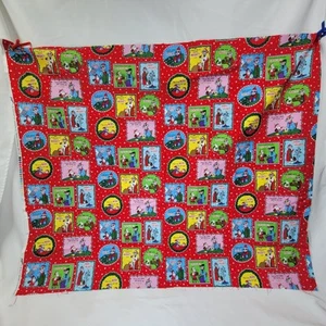 Maxine Christmas 2012 Hallmark Jokes Red Cotton Fabric One Yard Unused 36" X 43" - Picture 1 of 10