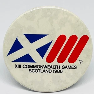 1986 Scotland Edinburgh Commonwealth Games Lapel Pin Badge Athletics Sport - Picture 1 of 2