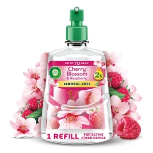 Air Wick Cherry Blossom & Raspberry Aerosolfree Automatic Spray Refill 228ml, - Bild 1 von 5