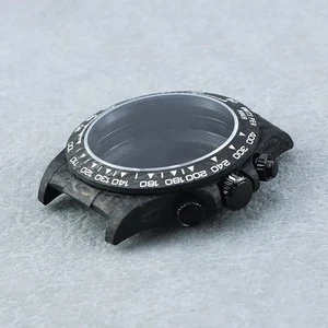 38mm carbon fiber case 4130 movement carbon fiber bezel sapphire glass 3ATM - Picture 1 of 27