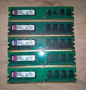 Kingston 99U5315-050.A00LF KVR667D2N5/1G 1.8V RAM Memory 5x SET - Picture 1 of 2