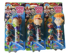 2023 3 GPK GARBAGE PAIL KIDS POP UPS LOLLIPOP CHUPA CHUPS ADAM BOMB NEW IN HAND - Picture 1 of 1