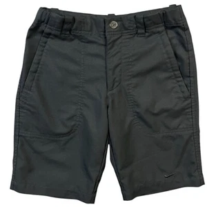 Nike Golf Tour Performance Shorts Black Dri Fit Kids Size Small Adjustable Waist - Picture 1 of 12