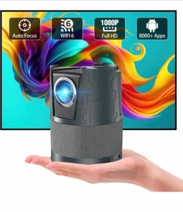 Portable Mini Projector 4K Wireless WiFi Projector for Android iPhone Laptop - Picture 1 of 11
