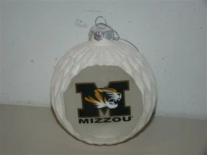 NEW University Missouri Tigers Light Up Snowball Christmas Ornament  - Picture 1 of 3