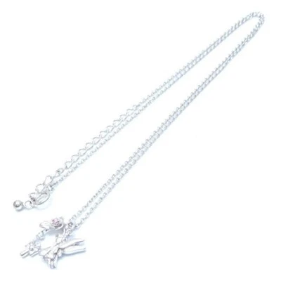 Disney Tinkerbell Collana Zircone Cubico Argento Sterling 925 SV925 Gioielli - Immagine 1 di 4