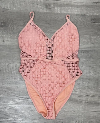 Traje de baño de una pieza naranja para mujer Reaction Kenneth Cole talla L 1809 Foto 1 de 3