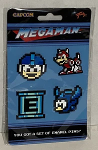 NEU CAPCOM MEGAMAN EMAILLE PIN SET - LOOT GAMING - Bild 1 von 2