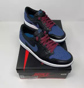 Jordan 1 Low OG Mystic Navy Mens Size 9 Multicolor Sneakers CZ0790-041 - Picture 1 of 7
