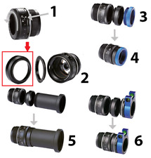 #5022 Gehmann Foresight Iris adaptor for M22 lens, anti-glare tube or level