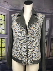 Charlie B Size M MOTO jacket marled textured front jacket blazer 🧡 - Picture 1 of 12