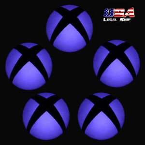 Logo Power Button Decal Colorful LED Skin Sticker for Microsoft Xbox One Console
