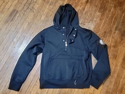 Sudadera con Capucha Negra Volcom Stone Para Hombres 1/2 Cremallera CÁLIDA Foto 1 de 4