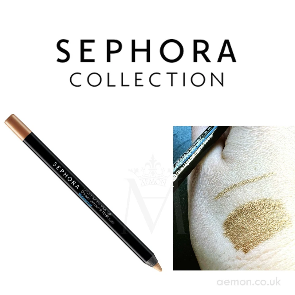 Sephora Contour eye pencil liner 12HR wear  Waterproof 09 Girls night out - GOLD - Image 1 of 1