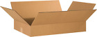 24X16X4 Flat Corrugated Boxes, Flat, 24L X 16W X 4H, Pack of 25 | Shipping, Pack
