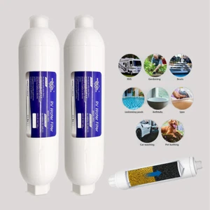 Wohnmobil Wasserfilter, Inline-Wasserfilter reduzieren Chlor, schlechter Geschmack, für Wohnmobil, 2 STCK. - Bild 1 von 9