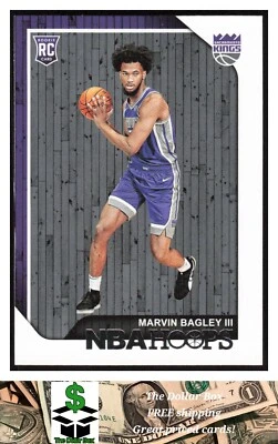 2018-19 Hoops #258 Marvin Bagley III - Sacramento Kings - Image 1 of 2