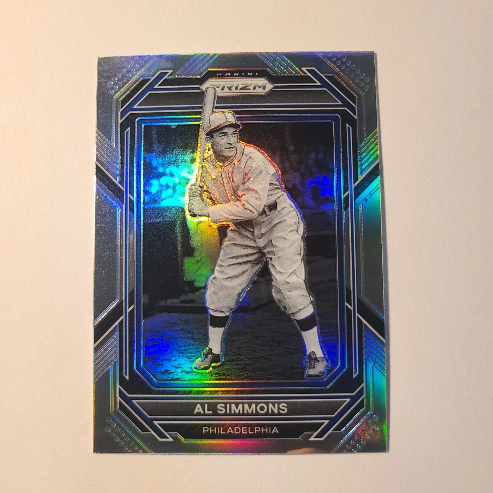 Al Simmons 2023 Panini Prizm #220 Silver Prizm Philadelphia Athletics HOF
