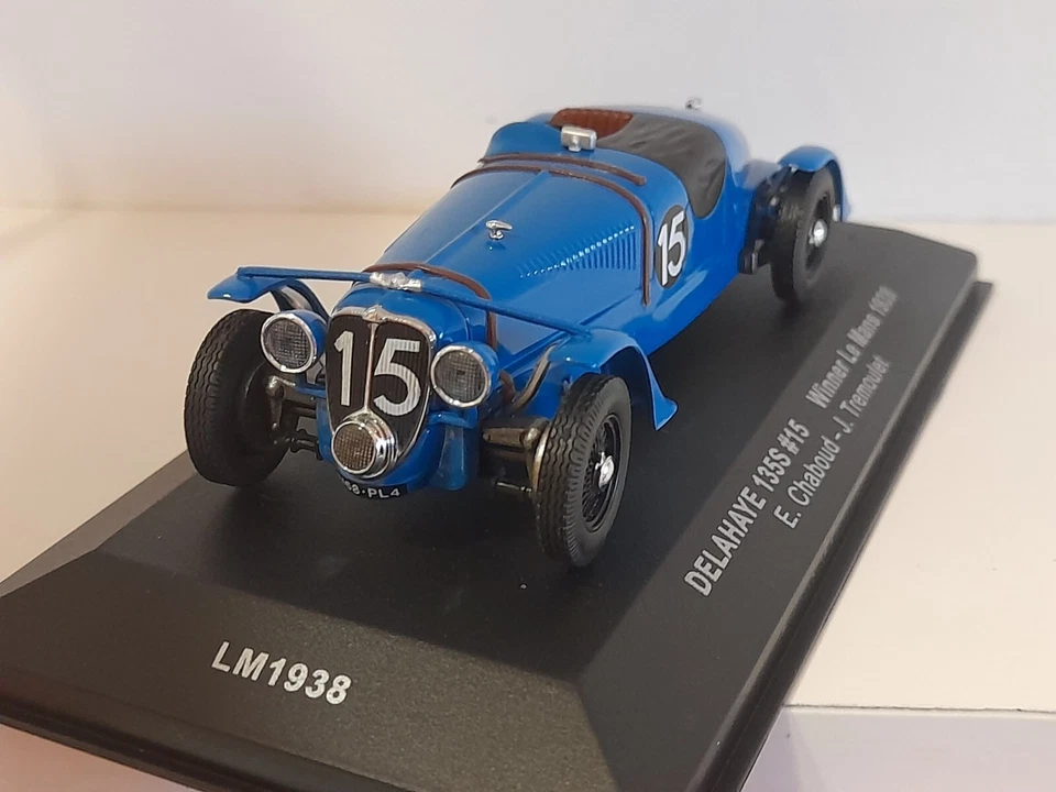 Ixo LM1938 Delahaye 135S #15 Winner LeMans1938 1/43 - Immagine 1 di 3