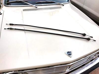 ПОДЛИННЫЙ VOLVO 142 144 145 кабель муфты ** LH привод ** б/у ** оба 46 1/4» длиной - Изображение 1 из 4