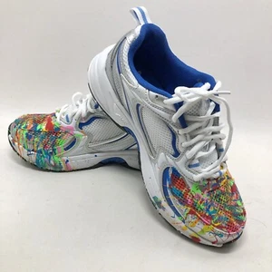 AVIA Women's 5000 Performance Sneakers Sz 8 W /39.5 Splatter Paint Art Wide - Picture 1 of 9