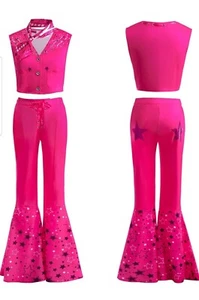 Cowgirl Costume Girl Dress up Cowboy outfits Cosplay for Carnival Party 5-6Y - Picture 1 of 6