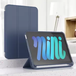 For iPad Mini 6 9th 8th 10.2 Air 10.9 Pro 11 PU Smart Case Cover W/ Pencil Slot - Picture 1 of 22