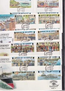 Alderney Garrison Island FDC Choice 1997 1998 1999 2000 2001 usado fino 1997 1998 - Imagen 1 de 10