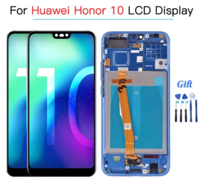 For Huawei Honor 10 LCD Display Screen Touch Digitizer COL-L29 L19 AL10 TL10 - Image 1 of 4