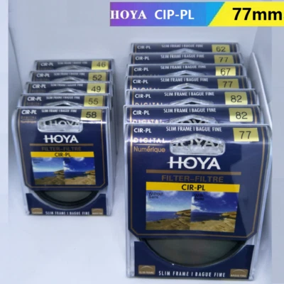 HOYA 77mm CPL Circular Polarizing CIR-PL FILTER NEW for Sony Canon Nikon Lenses - Image 1 of 4
