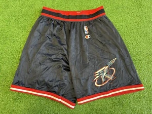 Vintage Houston Rockets Champion Shorts Rare Black Red Size XL 40-42 Used OG NBA - Picture 1 of 4