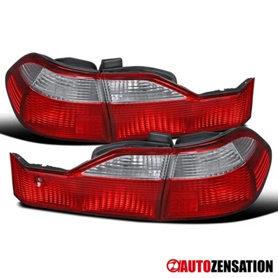 Fit 1998 1999 2000 Honda Accord Sedan Red Tail Lights Rear Brake Lamp Left+Right Foto 1 de 4