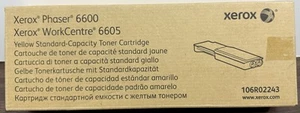 SEALED NEW Xerox 106R02243 Yellow Toner Cartridge Phaser 6600 WorkCentre 6605 - Picture 1 of 8