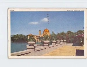 Postcard Lagoon Garfield Park Chicago Illinois USA - Picture 1 of 2