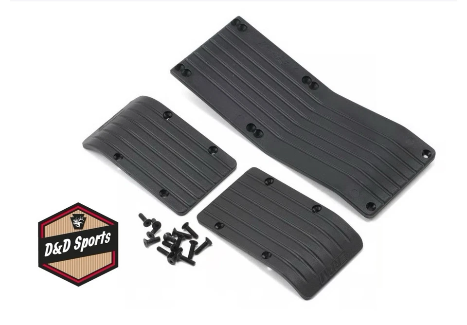 RPM 80772 - 3-Piece Skid Plate for Traxxas T-Maxx 3.3/E-Maxx (Black) - Image 1 of 1