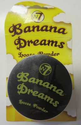 W7 Banana Dreams Loose Face Setting Powder Full Size Seal SALE HELPS DOGS CATS! - Image 1 of 4