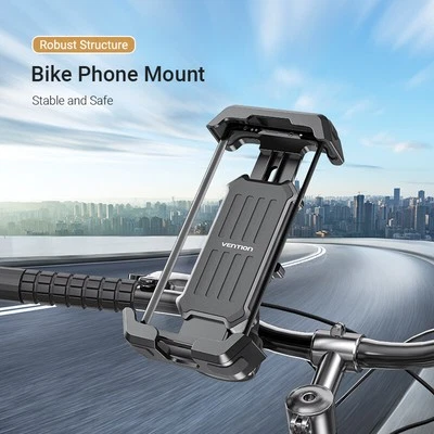 360 Cell Phone Holder 4.7-6.8 In Mobail Stand Mount For Motorcycle Scooter Bike - Image 1 of 4