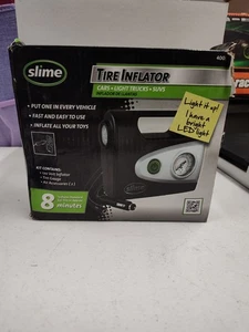 Inflador de Neumáticos Slime 40032, Compresor de Aire Portátil Coche, Compacto - Imagen 1 de 11