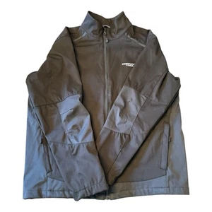 PORT AUTHORITY Soft Shell Jacket XL Full Zip Cornwell Tools Gray Zip Pockets - Picture 1 of 7