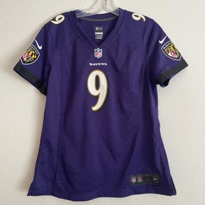 NWT Baltimore Ravens 9 Nike On Field NFL Football Jersey Women’s M - Picture 1 of 6