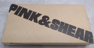 PINK & SHEAR / JOY By REX CUTLERY Combo Pinking & Straight Cut Shears Vtg Italy - Picture 1 of 6